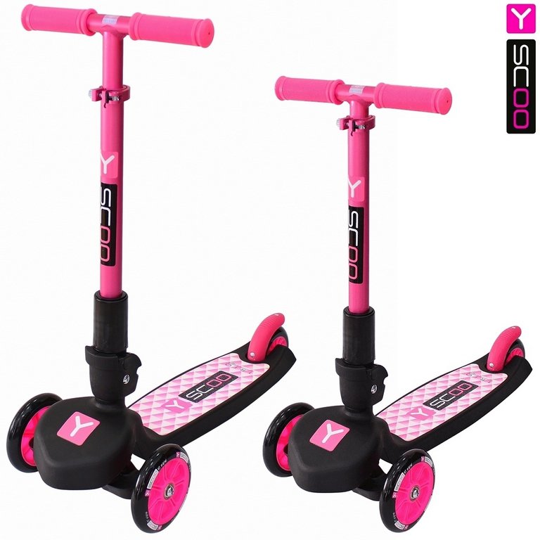 

Самокат 3-х кол. Y-SCOO RT TRIO MAXI 120 pink