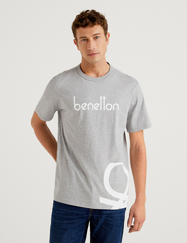 

Футболка мужская United Colors of Benetton 21A_3MI5J1BC6 синяя S