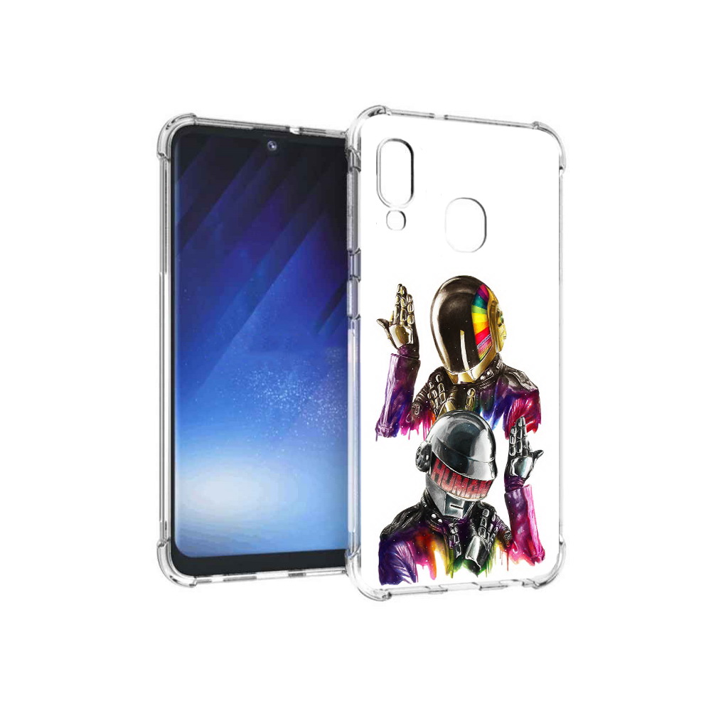 

Чехол MyPads Tocco для Samsung Galaxy A20e диско космонавты (PT133424.505.329), Прозрачный, Tocco