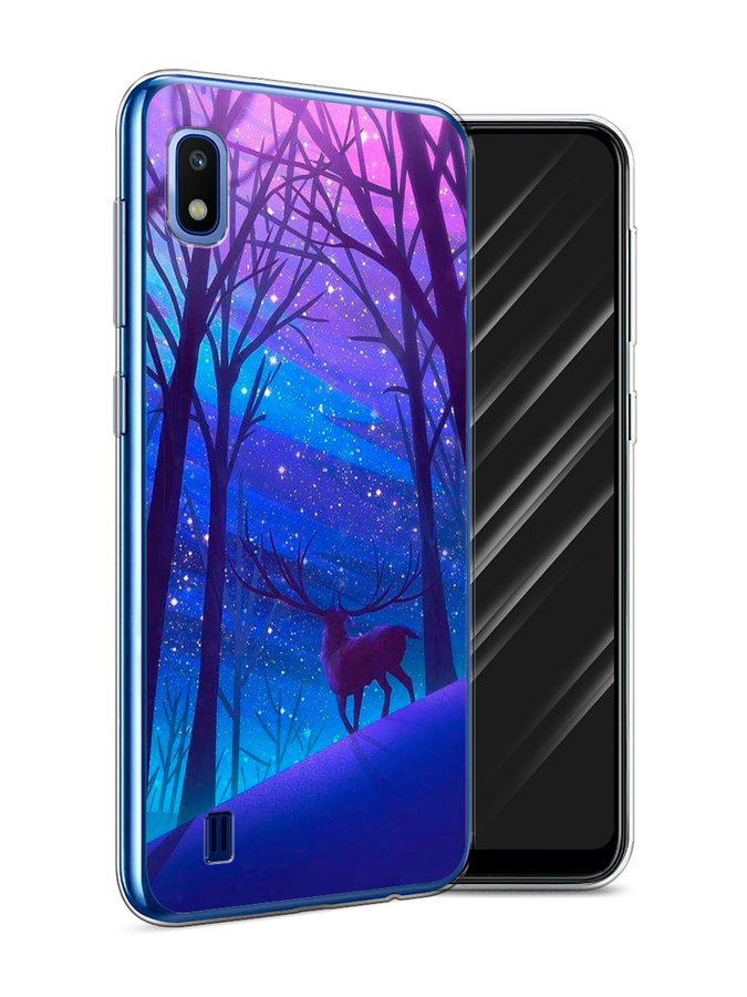 

Чехол Awog на Samsung Galaxy A10 "Северный олень", Разноцветный, 27950-2