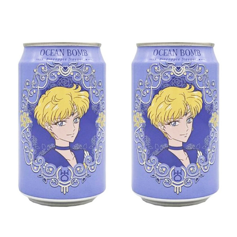 Напиток газированный Ананас Sailor Moon, 2 шт. по 330 мл