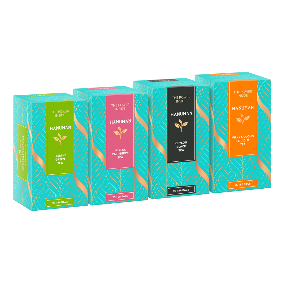Чай HANUMAN Ассорти из 4-х видов, 100 пакетиков