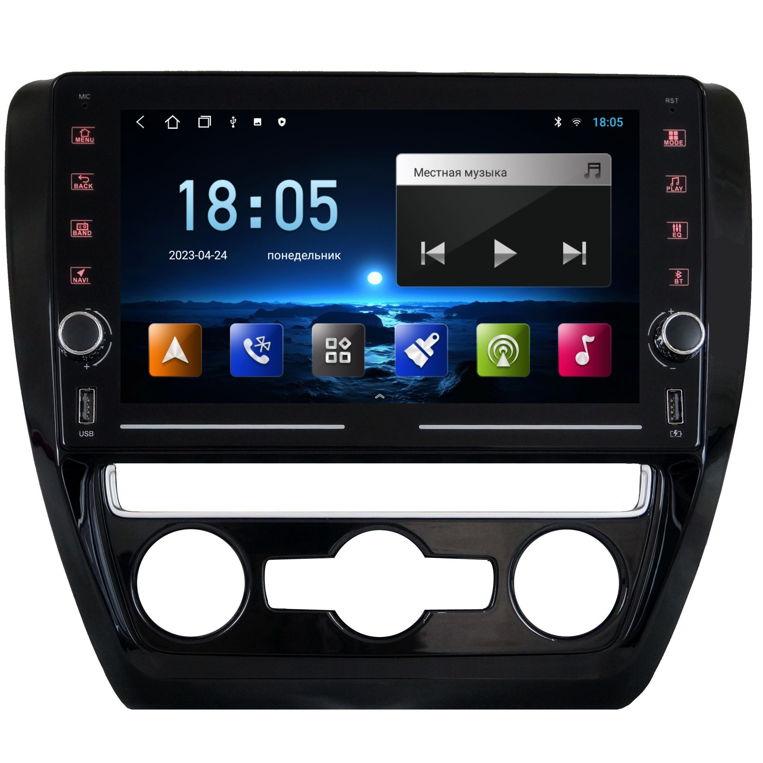 Автомобильная Магнитола EpicAuto K8 Volkswagen Jetta 6 - Android 13 - Память 232Gb 1850000₽