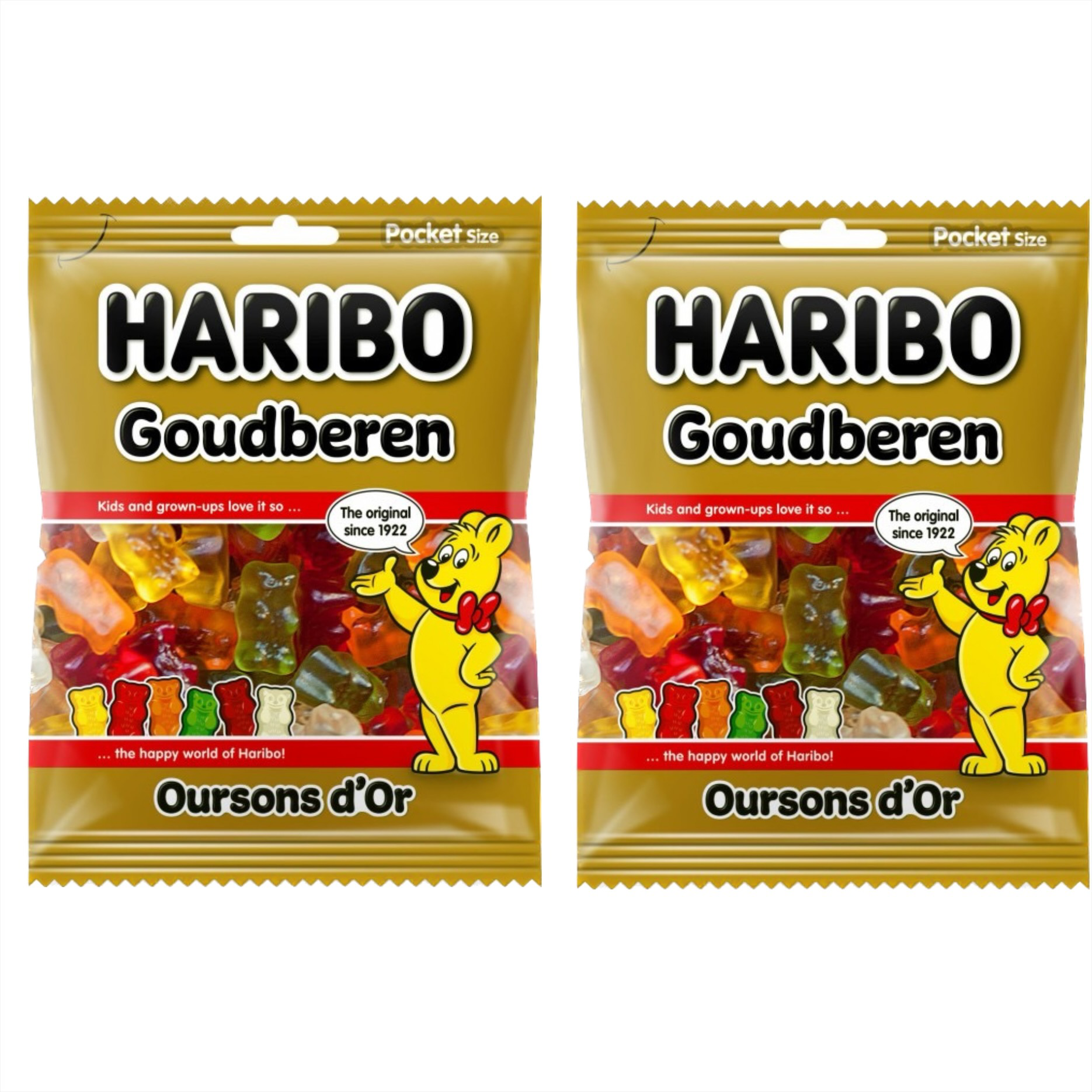 

Мармелад жевательный Haribo Золотые мишки oursons d'or 2 шт по 75 г