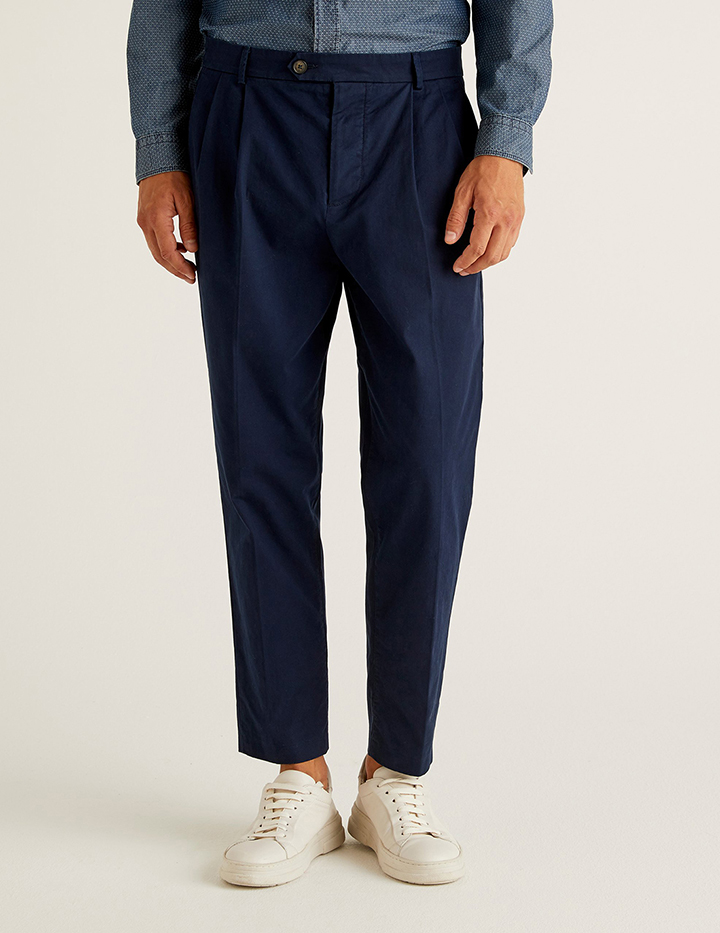 

Брюки мужские United Colors of Benetton 21A_489T55K18 синие 48, 21A_489T55K18