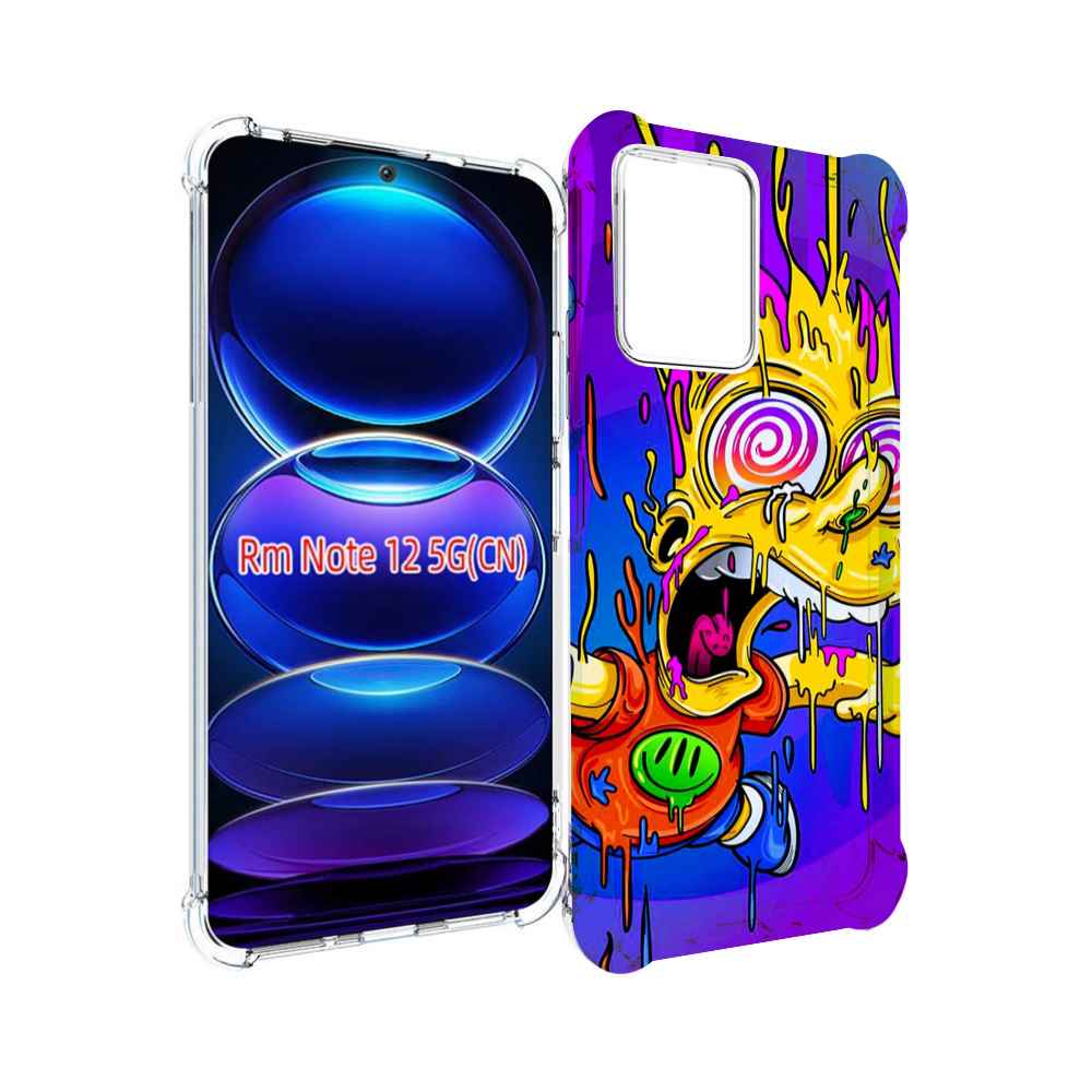 

Чехол Mypads Барт-Арт-Стрит Для Xiaomi Redmi Note 12, Прозрачный, Tocco