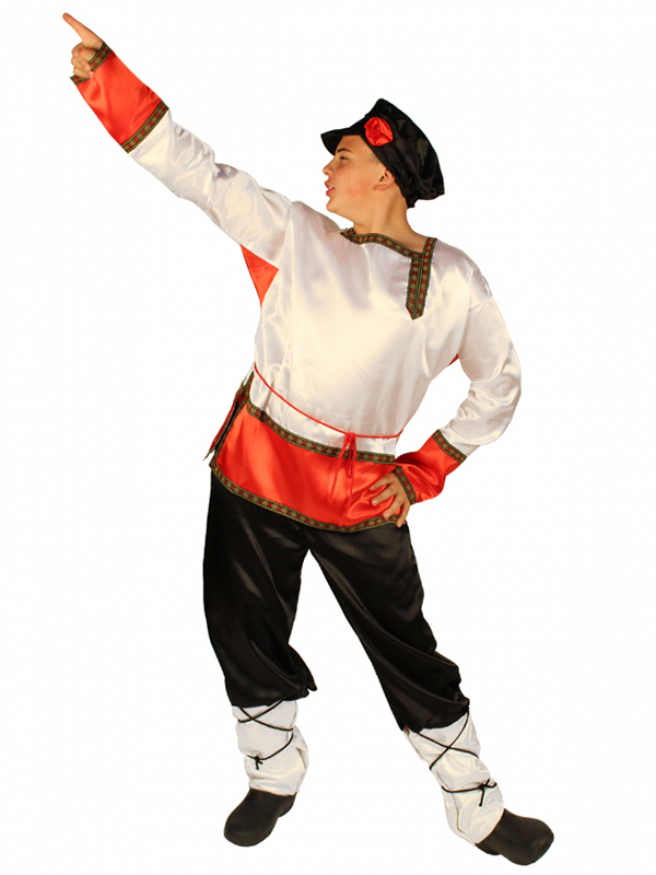 

Костюм "Иванушка" (Цв: Белый-Черный Размер: 182 см), WF-101015