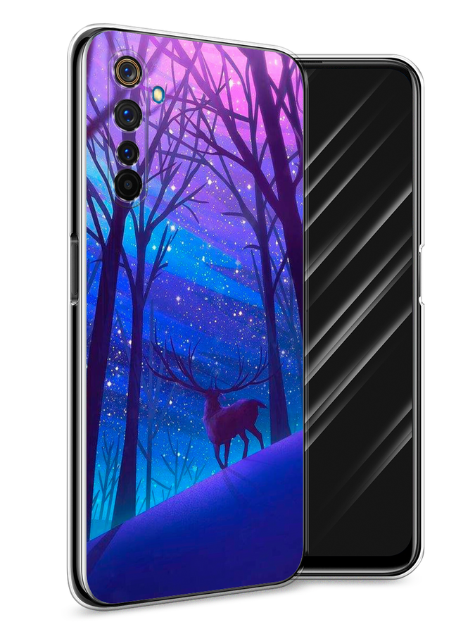 

Чехол Awog на Realme 6 Pro "Северный олень", Разноцветный, 252850-2
