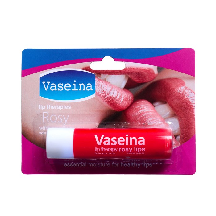 Вазелин Vaseina в карандаше для губ роза 48 г ы искусственные роза гран при 8х56 см розовый