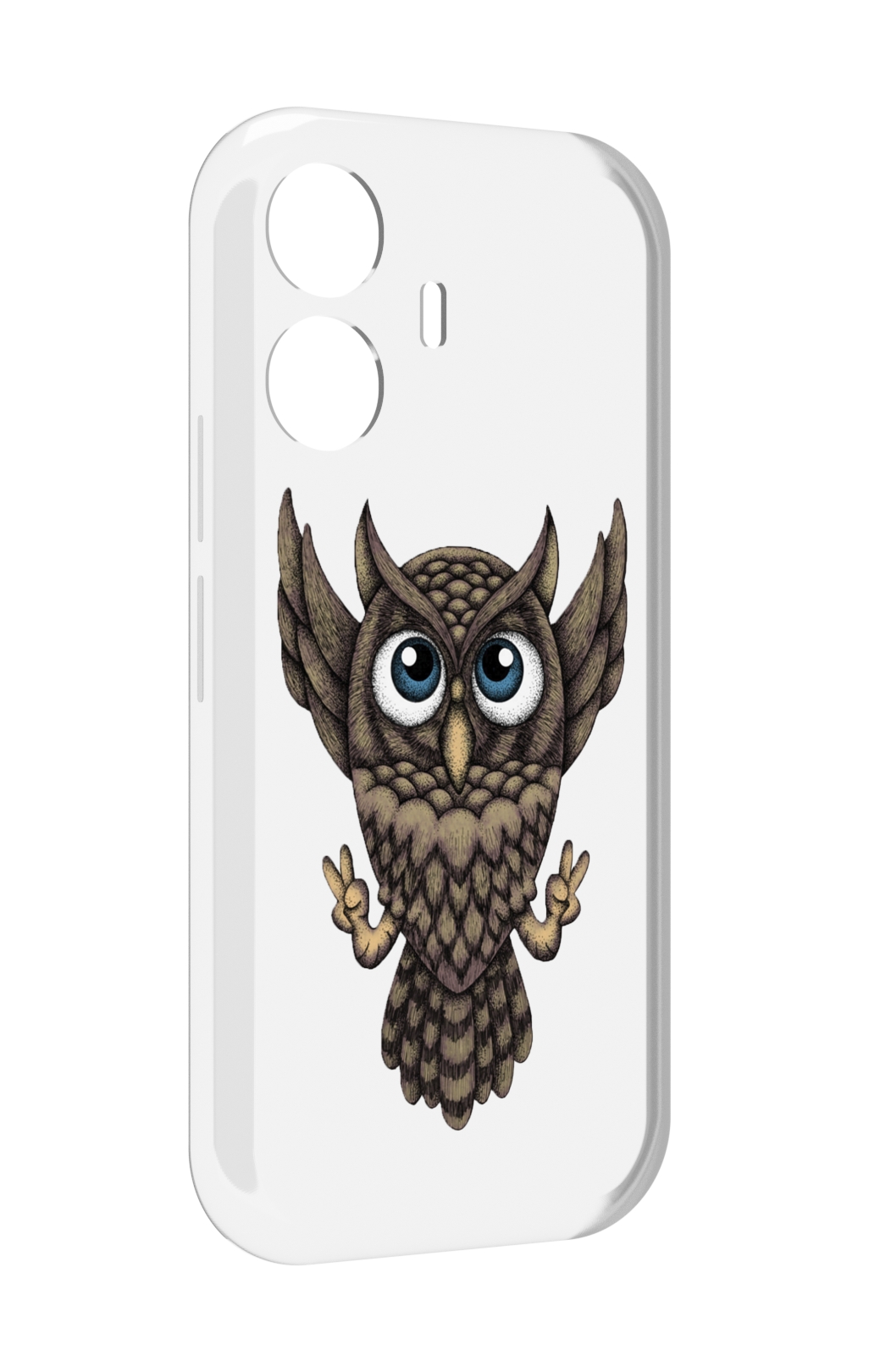 

Чехол MyPads Сова для Vivo Y77E / Vivo iQOO Z6 Lite, Прозрачный, Tocco