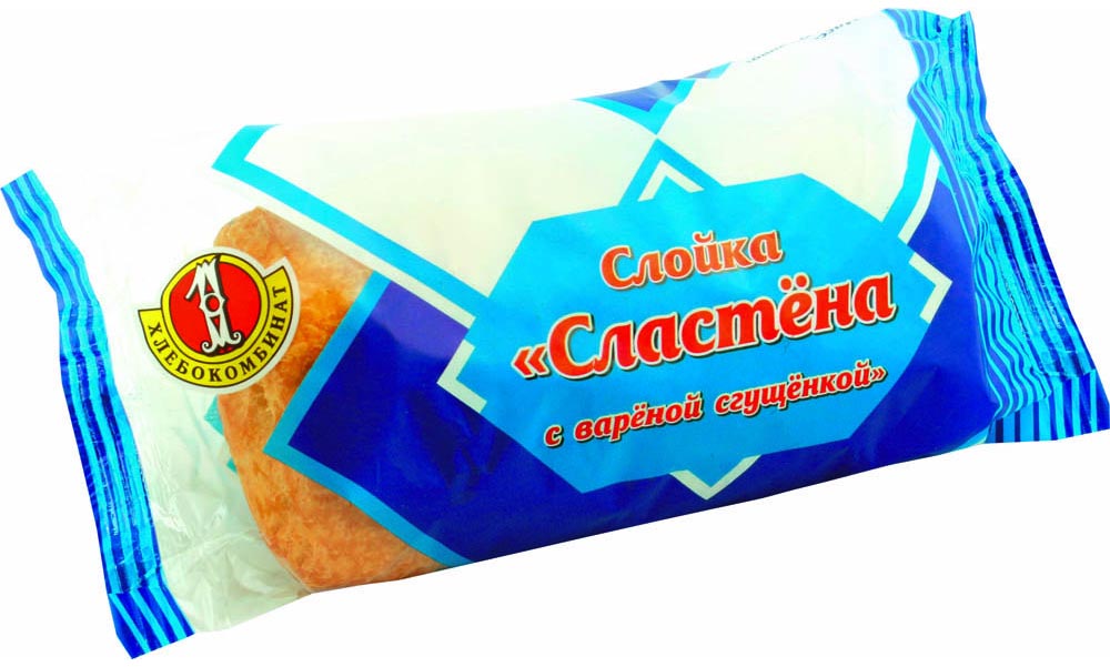 

Слойка сластена со сгущ.молоком 70г первый хк