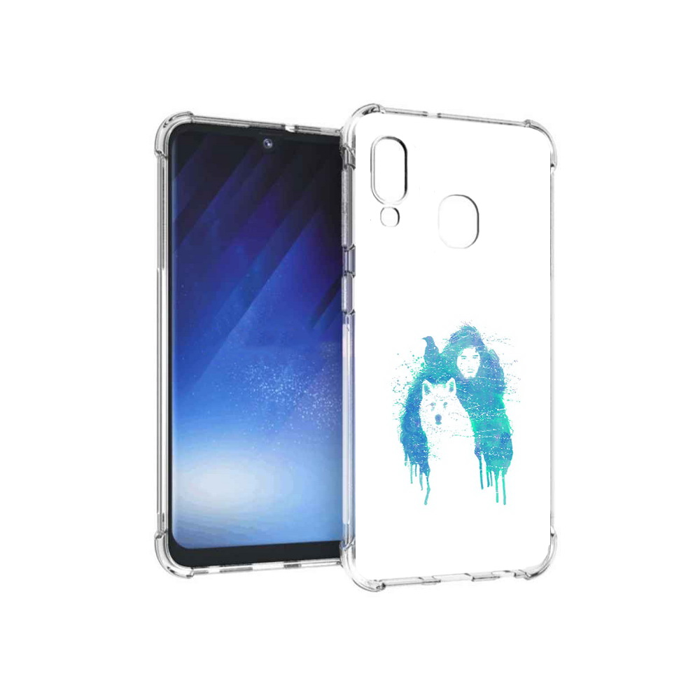 Чехол MyPads Tocco для Samsung Galaxy A20e джон сноу (PT133424.505.323)