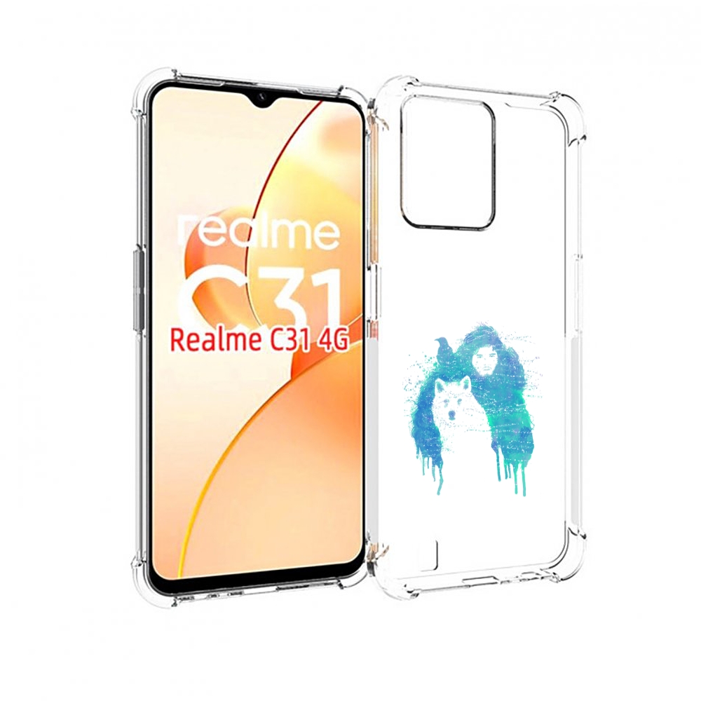 

Чехол MyPads джон сноу для OPPO Realme C31, Прозрачный, Tocco