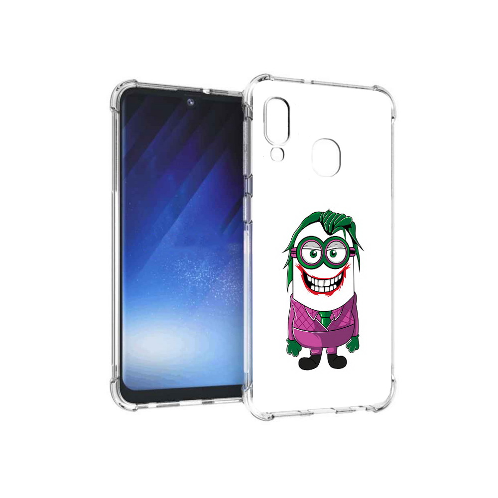 

Чехол MyPads Tocco для Samsung Galaxy A20e джокер миньон (PT133424.505.322), Прозрачный, Tocco