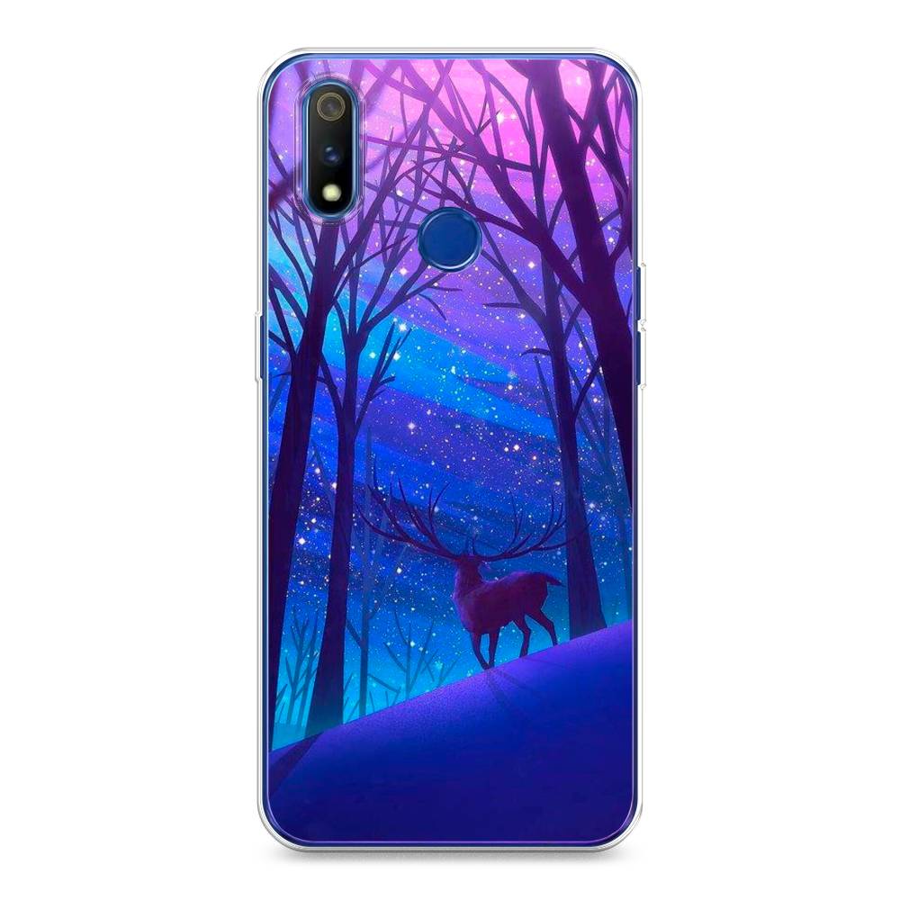 

Чехол Awog на Realme 3 Pro "Северный олень", Разноцветный, 251250-2