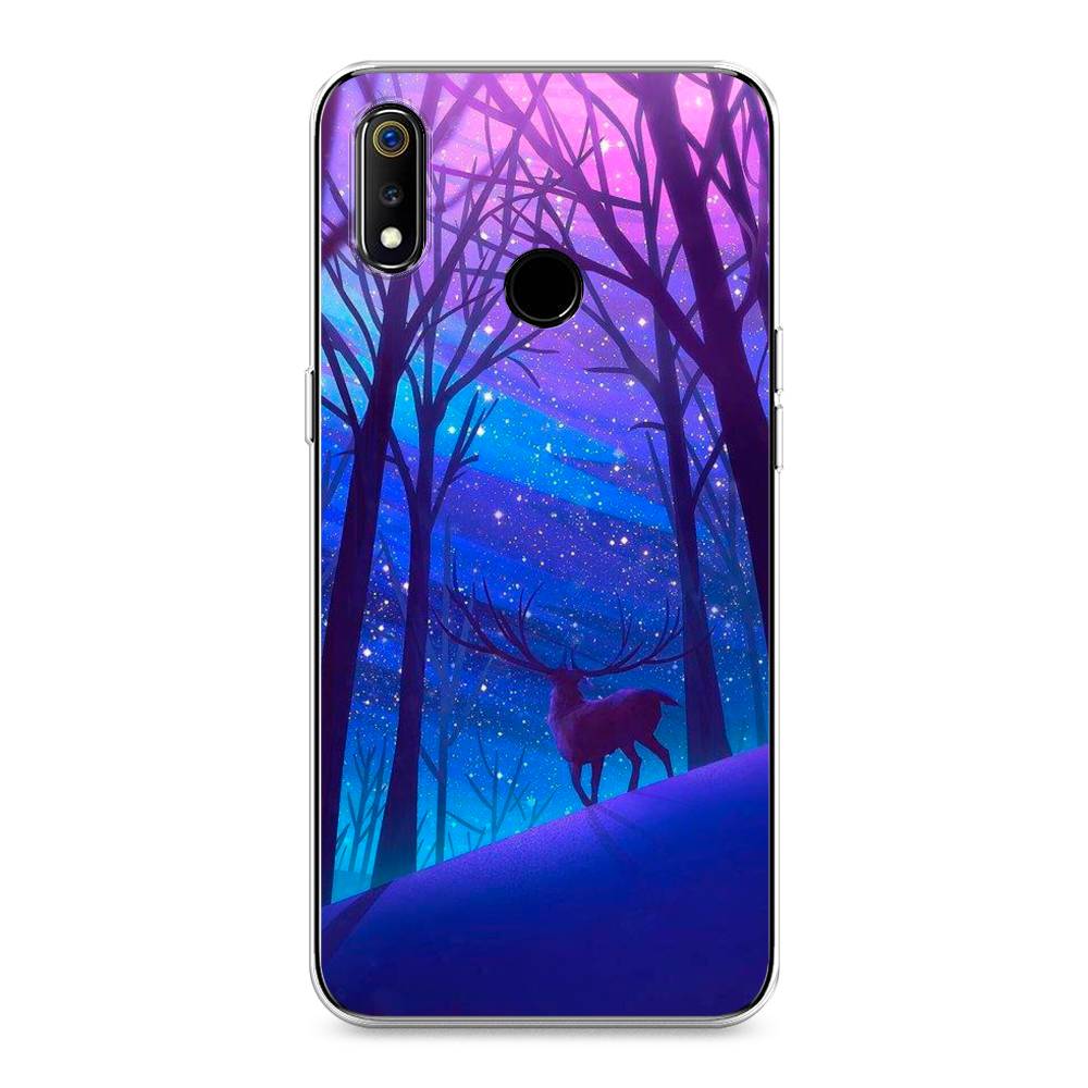 

Чехол Awog на Realme 3 "Северный олень", Разноцветный, 251050-2