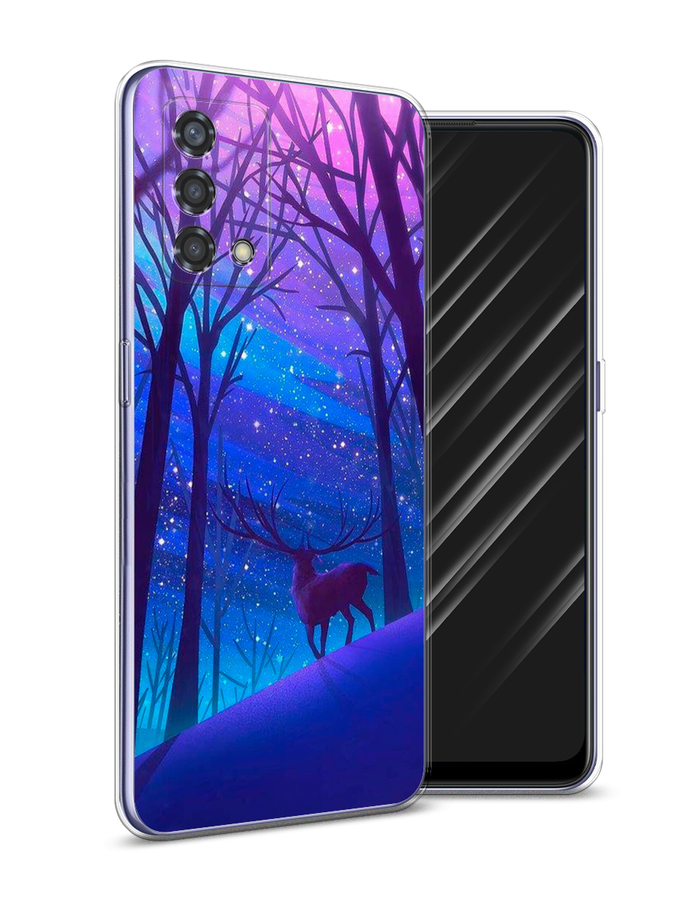 

Чехол Awog на Oppo Reno 6 Lite "Северный олень", Разноцветный, 259550-2