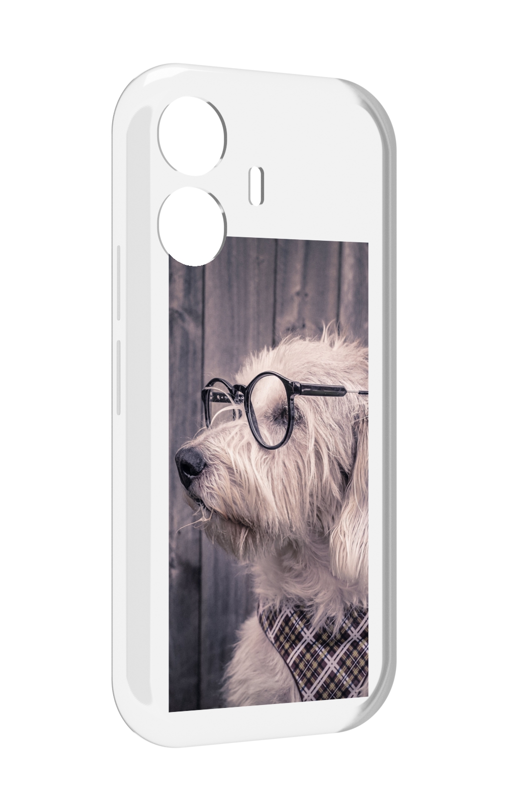 

Чехол MyPads Собака-в-очках для Vivo Y77E / Vivo iQOO Z6 Lite, Прозрачный, Tocco