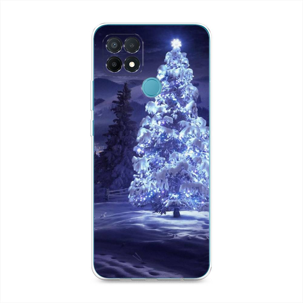 

Чехол для Oppo A15/A15s "Зима 4", Синий;черный;белый, 254750-2