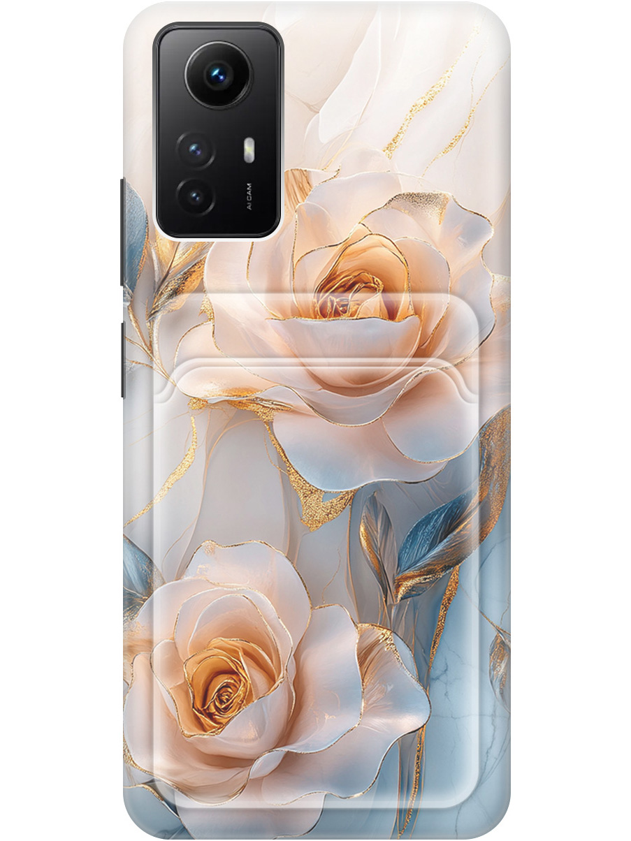 

Силиконовый чехол на Xiaomi Redmi Note 12s с принтом с карманом для карты 835941, Прозрачный;белый;оранжевый, 778676923