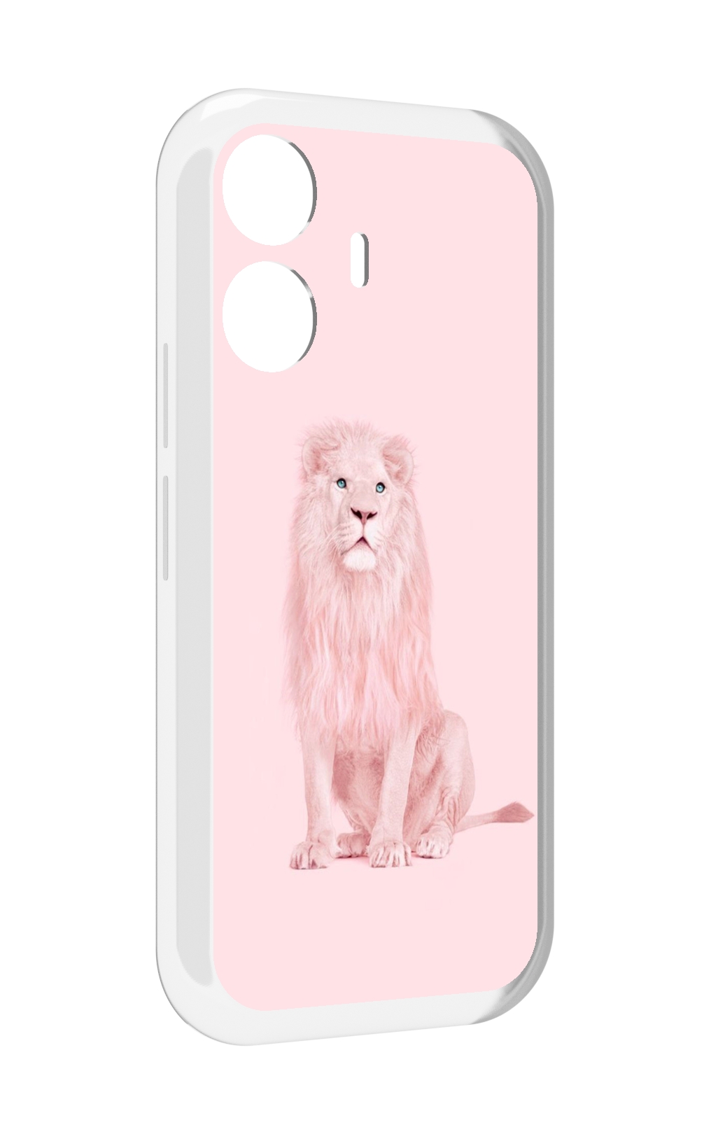 

Чехол MyPads Розовый-лев для Vivo Y77E / Vivo iQOO Z6 Lite, Прозрачный, Tocco