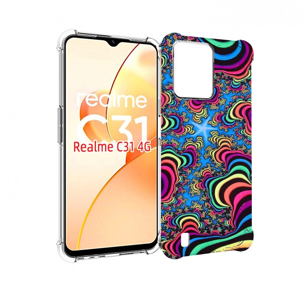 

Чехол MyPads щупальца иллюзия для OPPO Realme C31, Прозрачный, Tocco