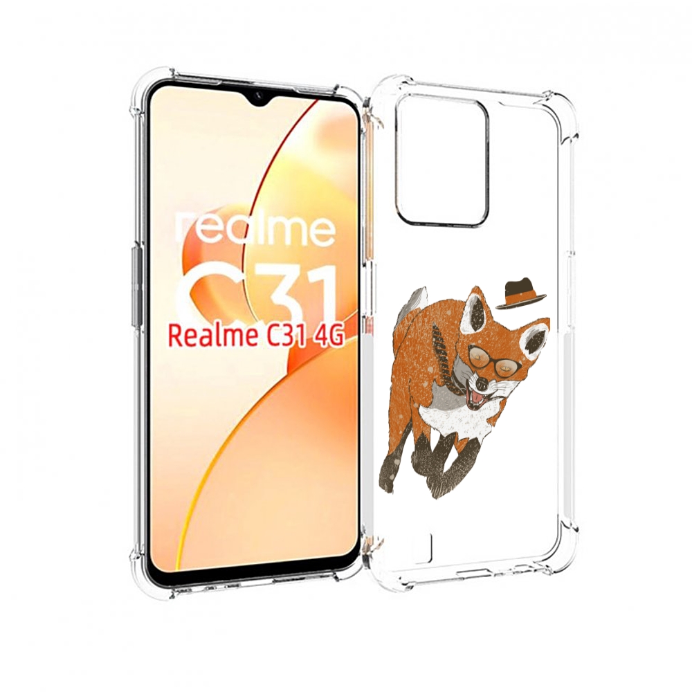 

Чехол MyPads шустрый лис для OPPO Realme C31, Прозрачный, Tocco