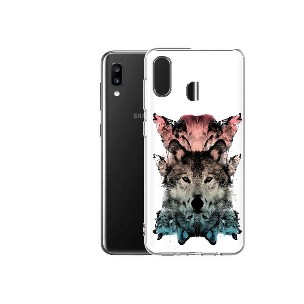 Чехол MyPads Tocco для Samsung Galaxy A20 стая