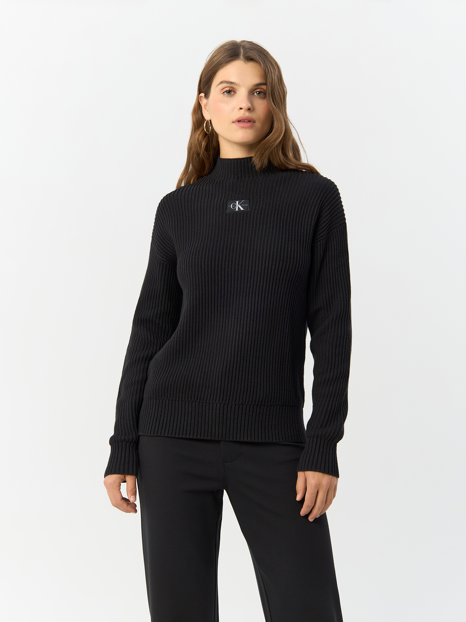 

Свитер женский Calvin Klein Jeans J20J223609 черный XS, J20J223609