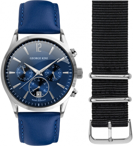 Наручные часы мужские George Kini GK.12.1.3S.17 синие/черные