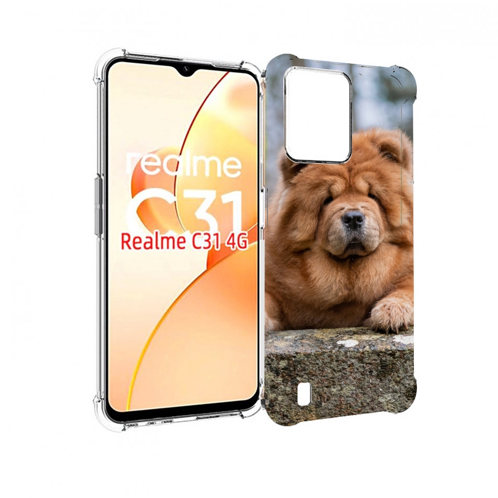 

Чехол MyPads чау чау для OPPO Realme C31, Прозрачный, Tocco