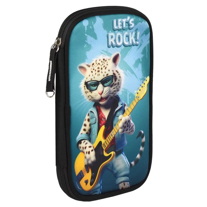 

Пенал-футляр Феникс+ Рок-гитара мягкий 125 х 210 х 25 мм, текстильный, Черный
