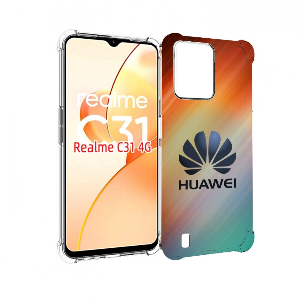 

Чехол MyPads хуавей на фоне сияния для OPPO Realme C31, Прозрачный, Tocco