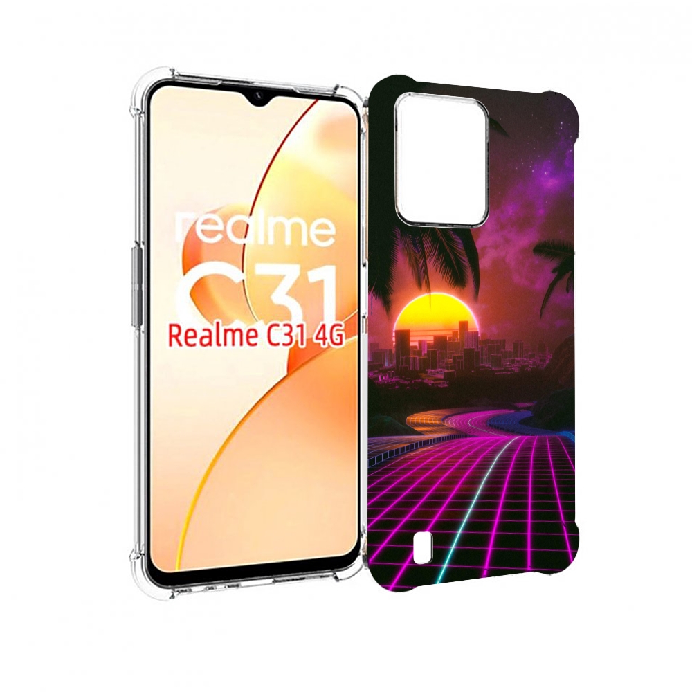 

Чехол MyPads хотлайнмайами 2 для OPPO Realme C31, Прозрачный, Tocco