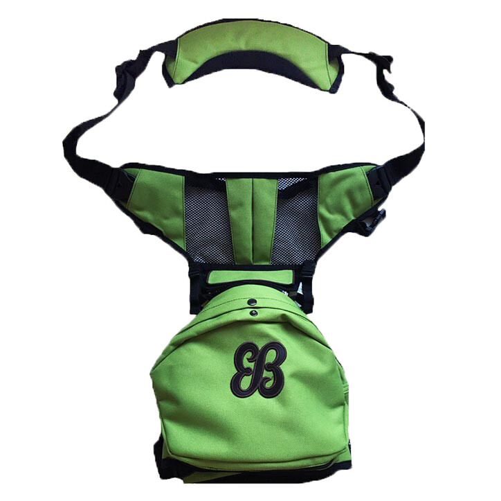 фото Хипсит sinbii deluxe с карманом под сиденьем и на 1 лямке 2603+single set/зеленый