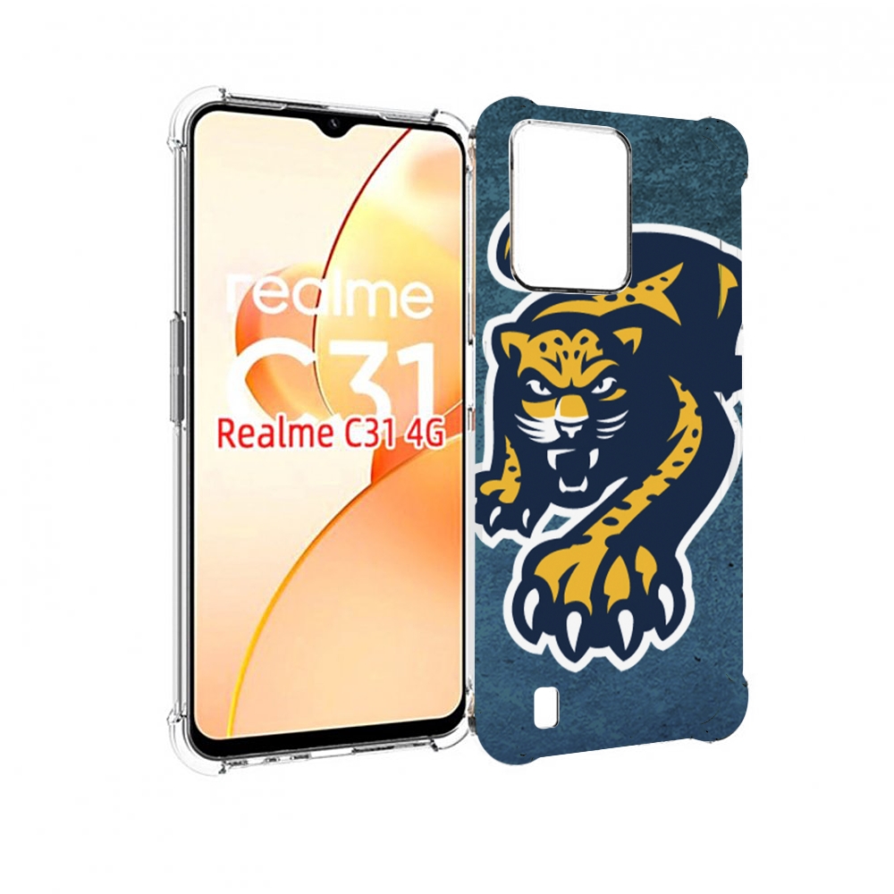 

Чехол MyPads хк сочи хоккеи для OPPO Realme C31, Прозрачный, Tocco