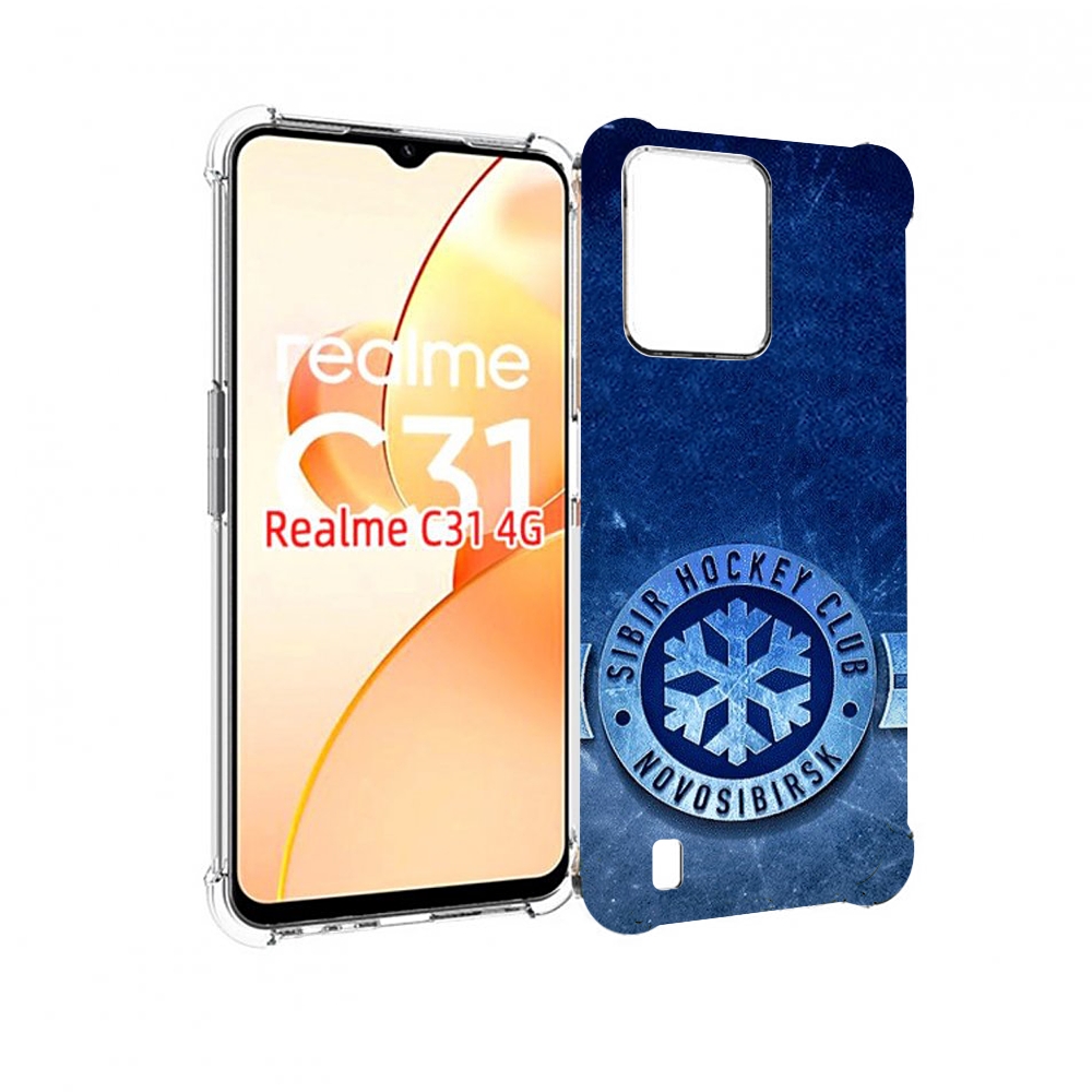 

Чехол MyPads хк сибирь новосибирск мужской для OPPO Realme C31, Прозрачный, Tocco