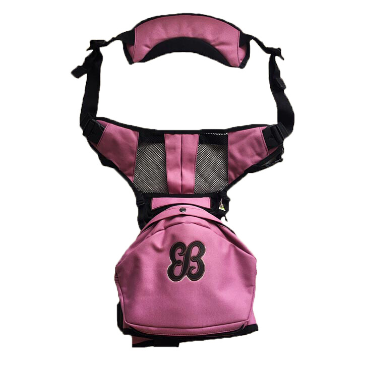 фото Хипсит sinbii deluxe с карманом под сиденьем и на 1 лямке 2602+single set/розовый