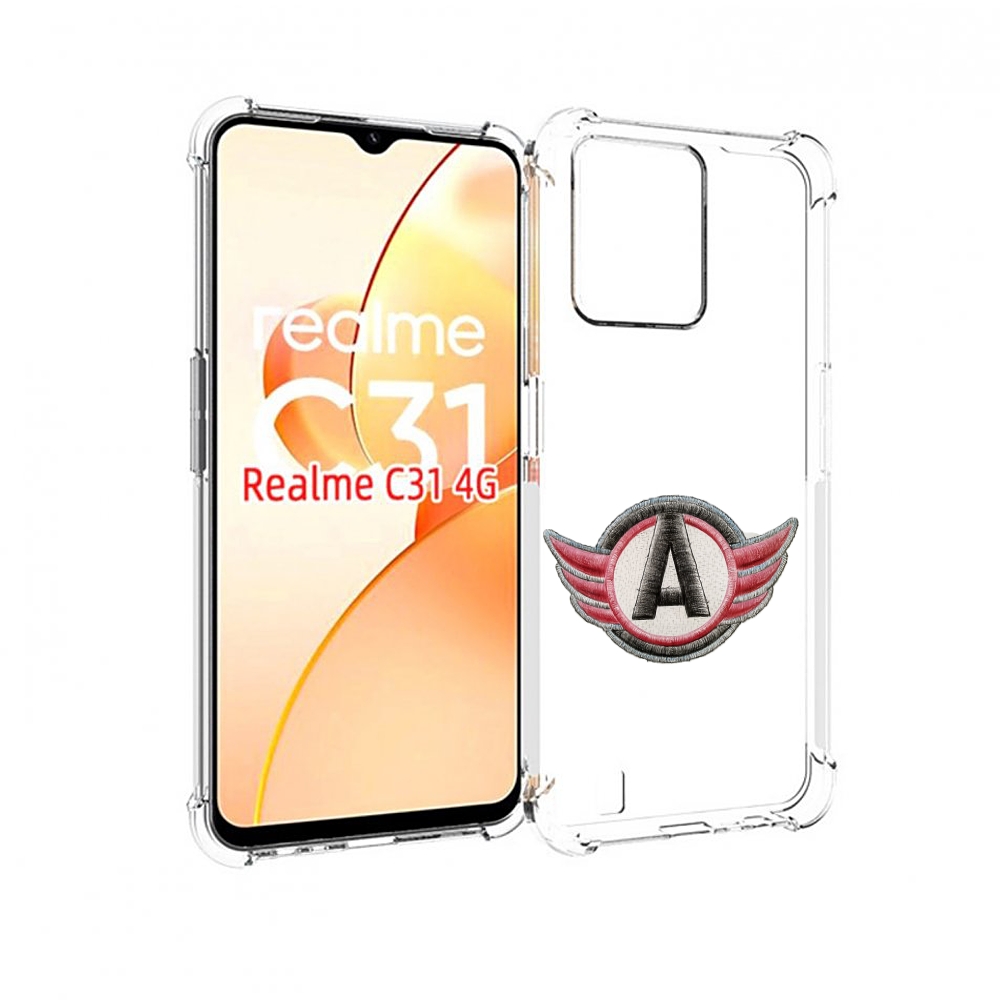 

Чехол MyPads хк автомобилист для OPPO Realme C31, Прозрачный, Tocco