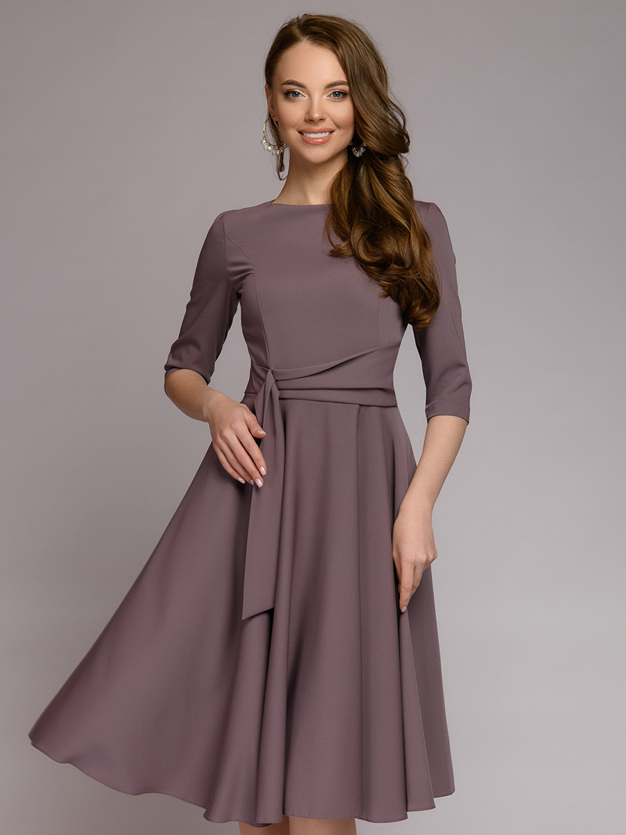 фото Повседневное платье женское 1001dress 0112001-01224mo коричневое 40