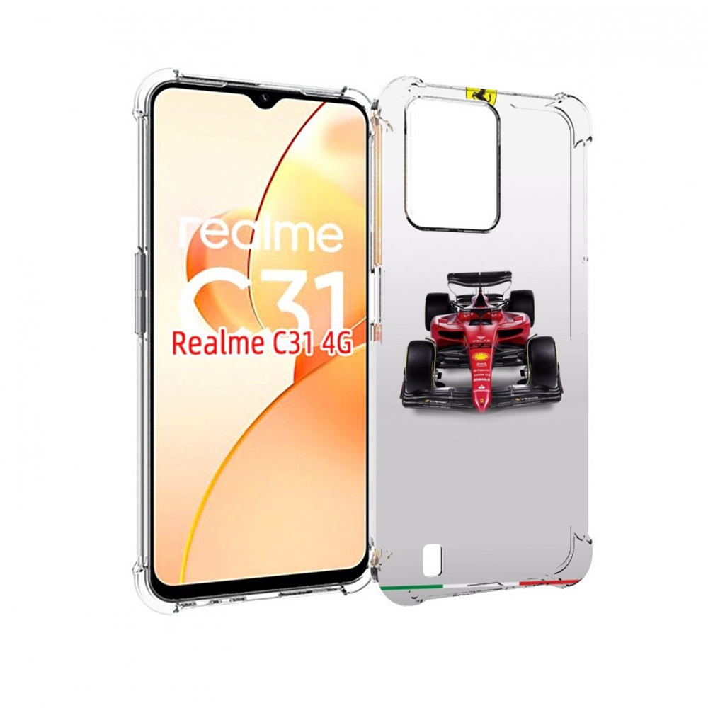 

Чехол MyPads формула 1 феррари для OPPO Realme C31, Прозрачный, Tocco
