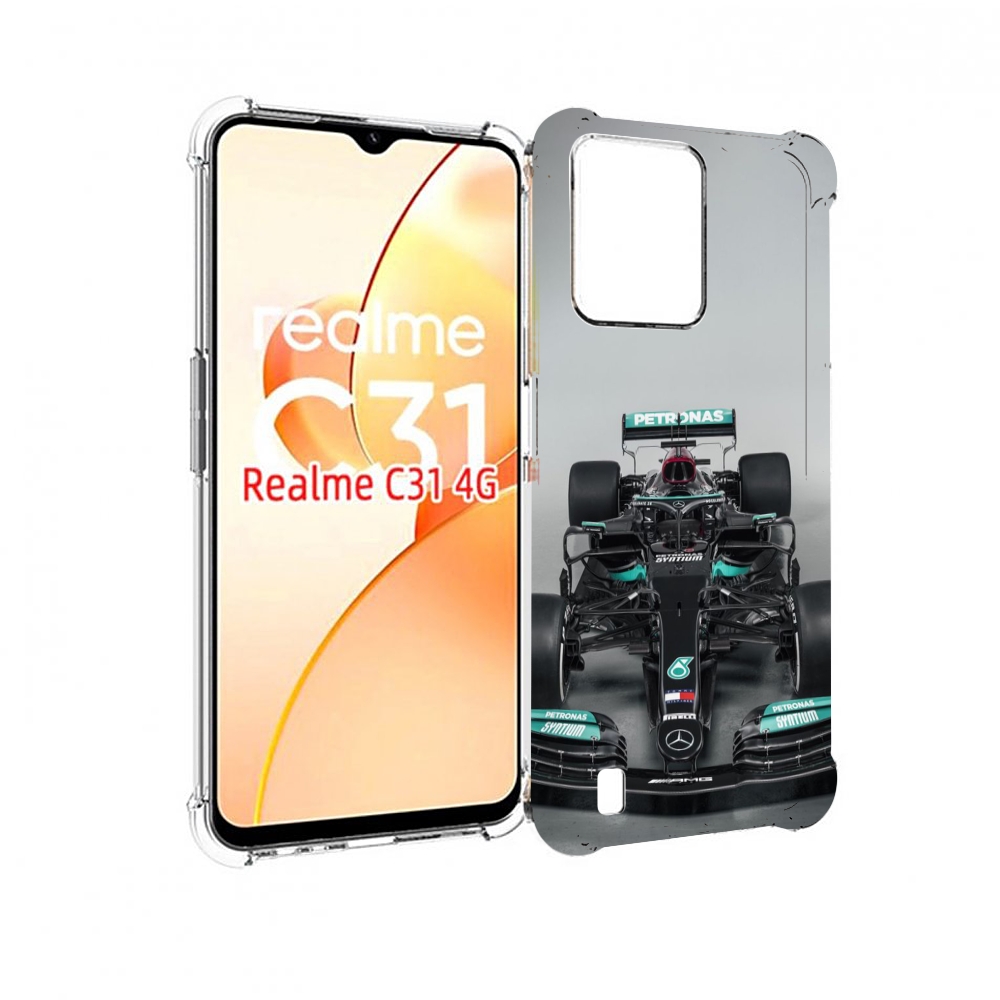 

Чехол MyPads формула 1 мерседес для OPPO Realme C31, Прозрачный, Tocco