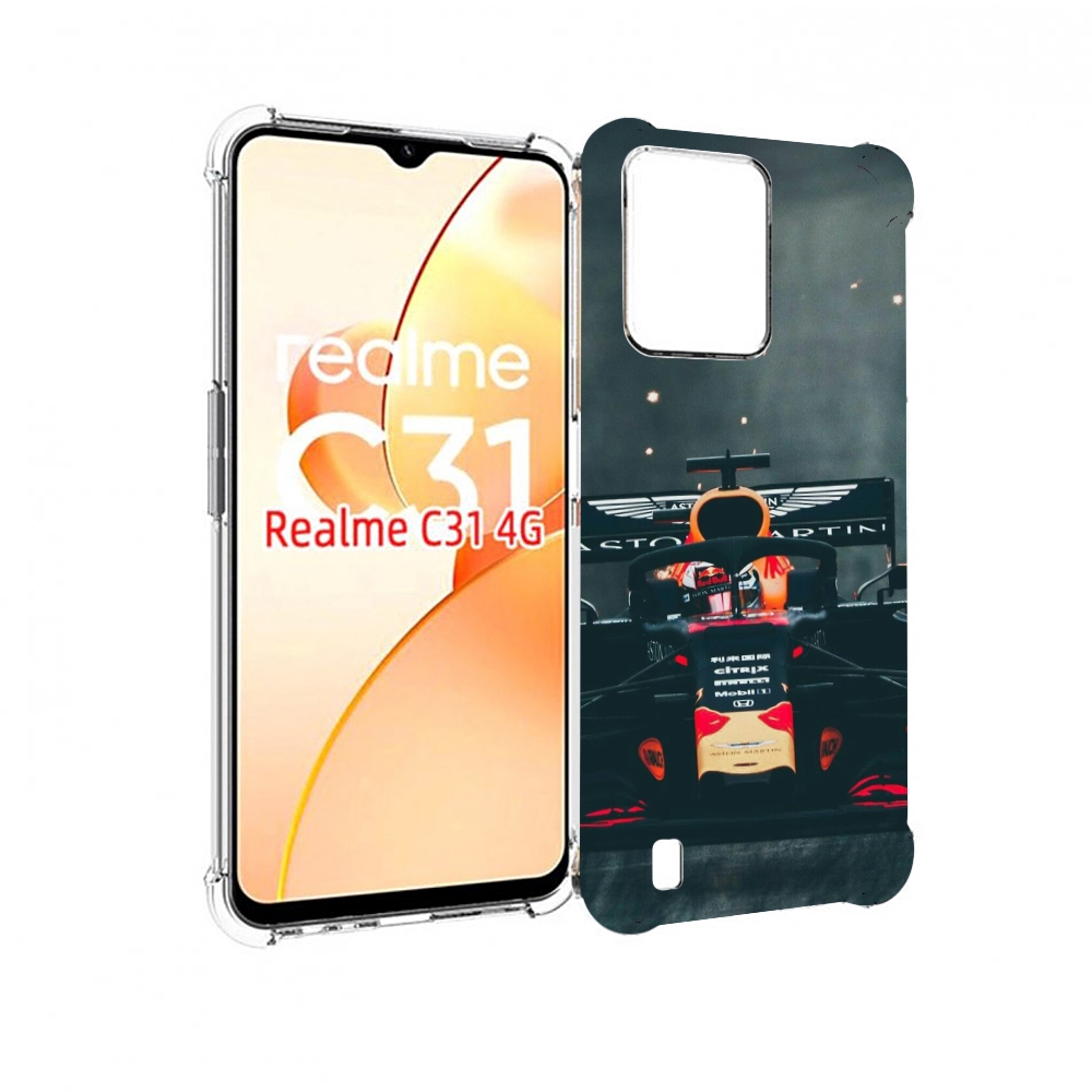 

Чехол MyPads формула 1 астон мартин для OPPO Realme C31, Прозрачный, Tocco