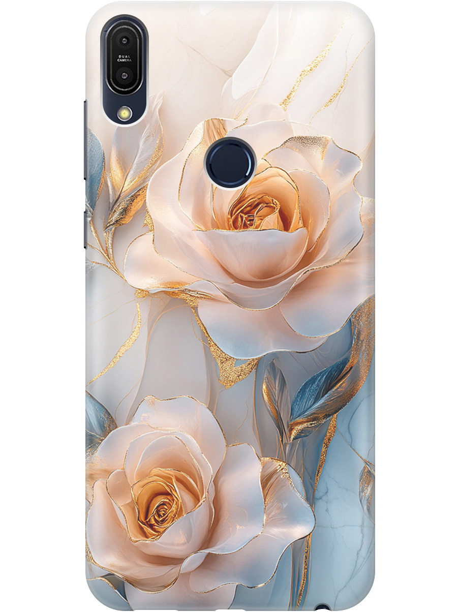 

Силиконовый чехол на Asus Zenfone Max Pro M1 (ZB602KL) с принтом "Белые розы на мраморе", Прозрачный;белый;оранжевый, 719182723