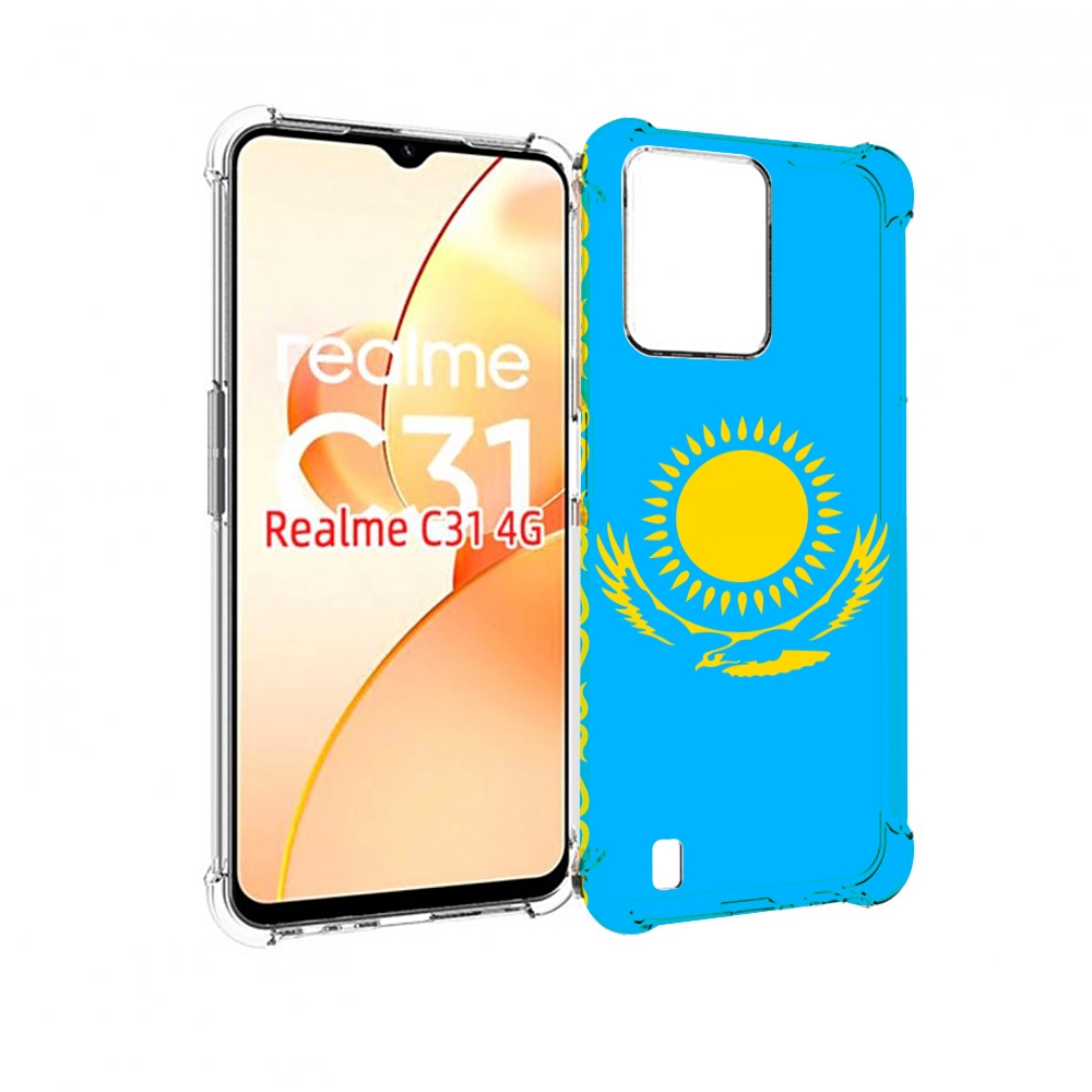 

Чехол MyPads флаг Казахстана-1 для OPPO Realme C31, Прозрачный, Tocco