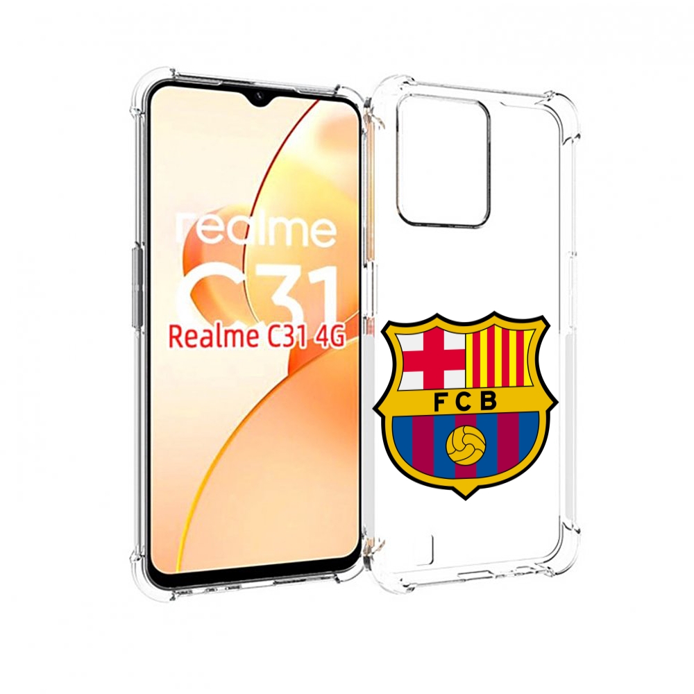 

Чехол MyPads фк-барселона-2 для OPPO Realme C31, Прозрачный, Tocco