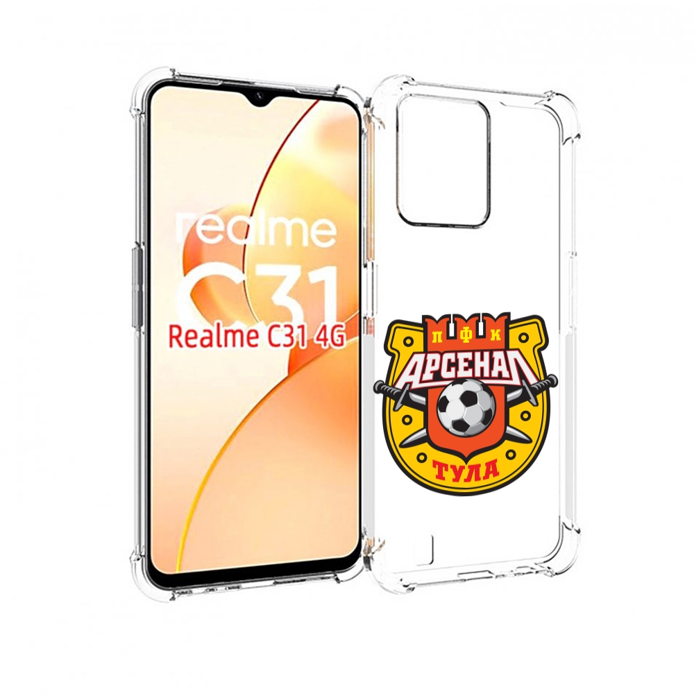 

Чехол MyPads фк-арсенал-тула-2 для OPPO Realme C31, Прозрачный, Tocco