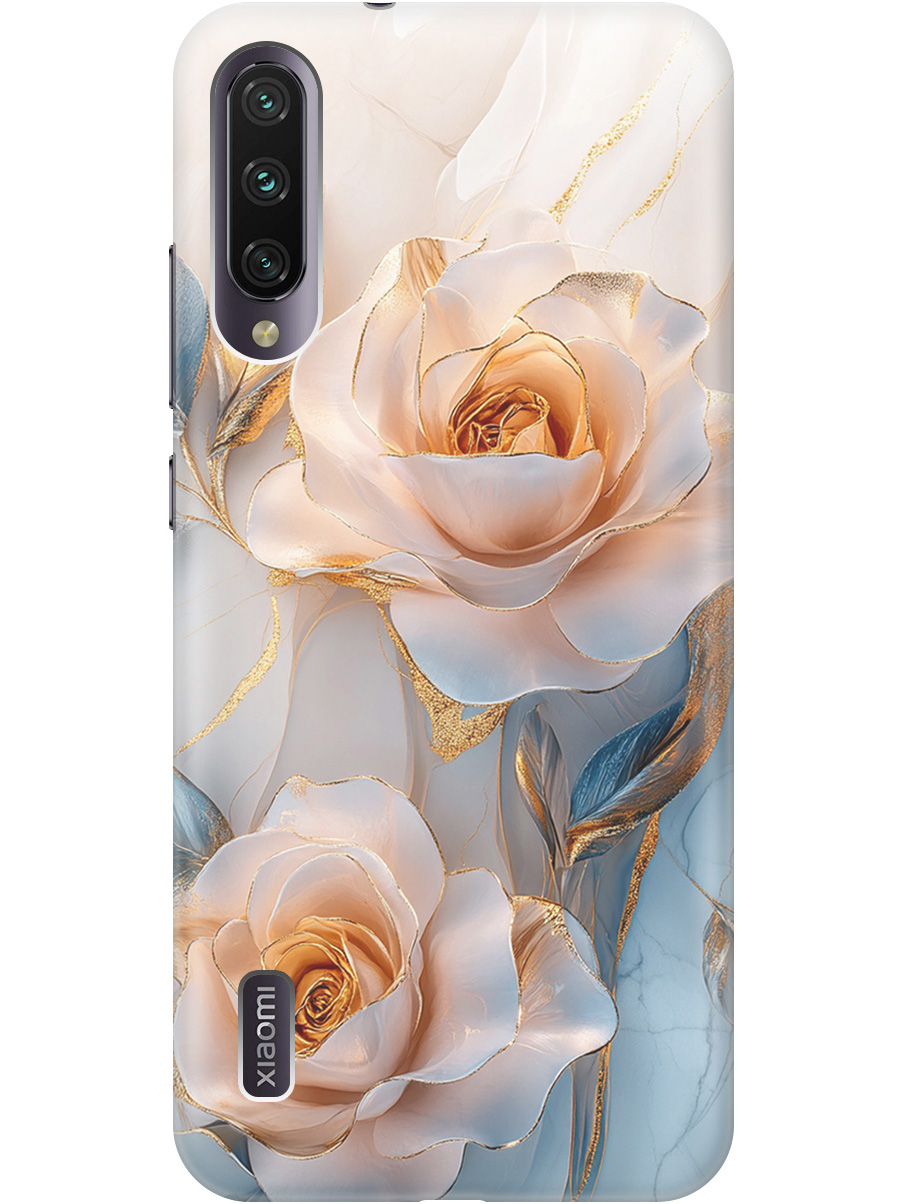 

Силиконовый чехол на Xiaomi Mi A3 / CC9e с принтом "Белые розы на мраморе", Прозрачный;белый;оранжевый, 721701023