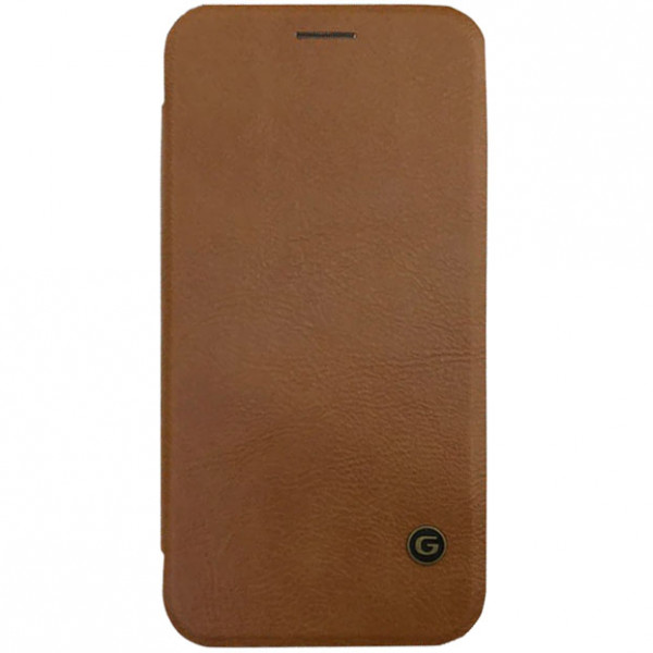 фото Кожаный чехол книжка g-case vintage business series для iphone 11 pro max (коричневый) epik