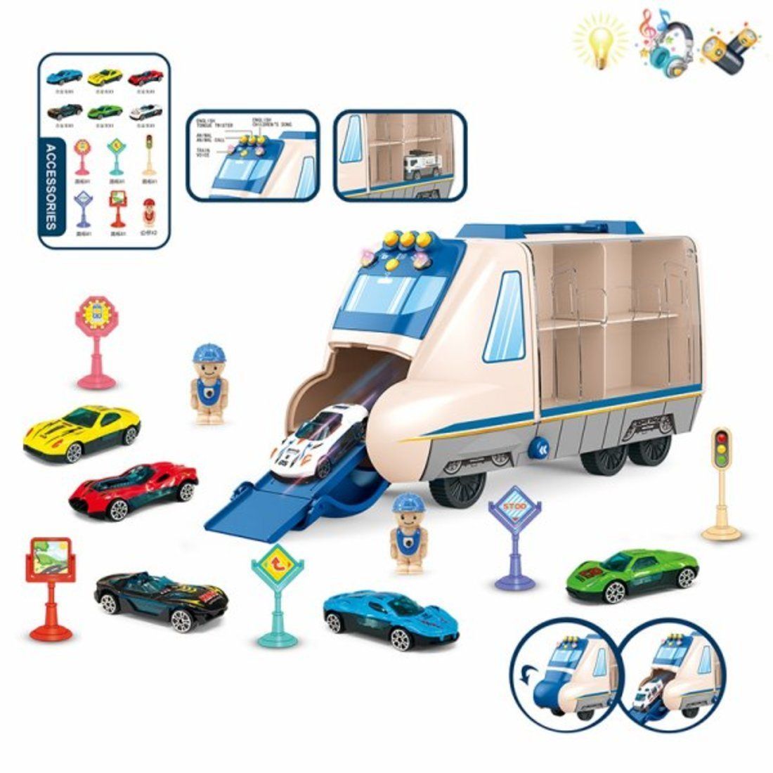 

Игровой набор Путешествие, свет, звук, предметов 14шт., коробка